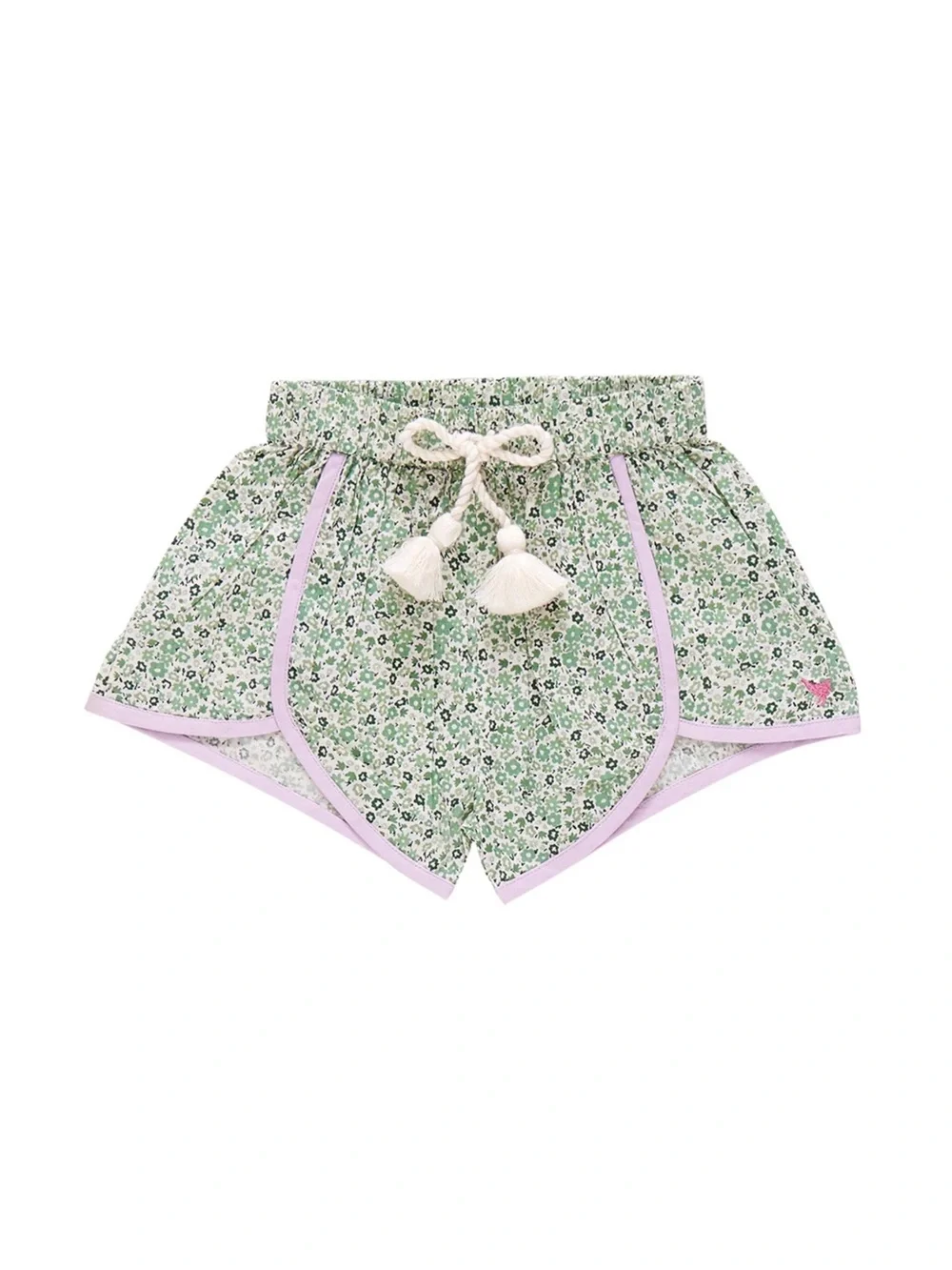 Pink Chicken Set Millie Short, Ava Top Green Mini Ditsy